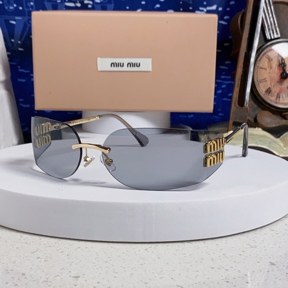 Miu Miu Accessories - Miu Miu Statement Sunglasses Bold Y2K Luxury Fashion